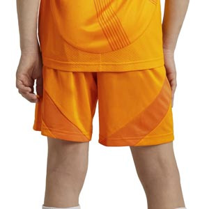 Short adidas 2a Real Madrid niño 2024 2025  - Pantalón corto infantil de la segunda equipación adidas del Real Madrid 2024 2025 - naranja