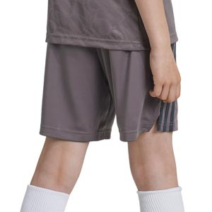 Short adidas 3a Real Madrid niño 2024 2025  - Pantalón corto infantil de la tercera equipación del Real Madrid CF 2024 2025 - gris
