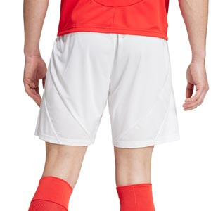 Short adidas Benfica 2024 2025  - Pantalón corto infantil de la primera equipación adidas del Benfica 2024 2025 - blanco