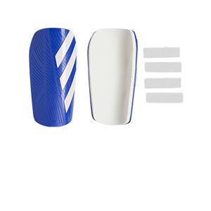 adidas Tiro Club - Espinilleras de fútbol adidas Tiro Club con cintas de velcro - azules