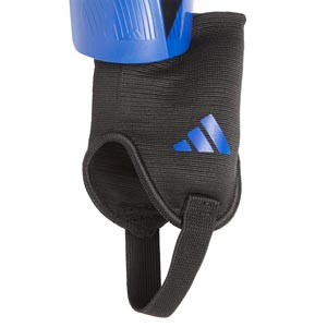 adidas Tiro Match J - Espinilleras de fútbol infantiles adidas con tobillera protectora - azules