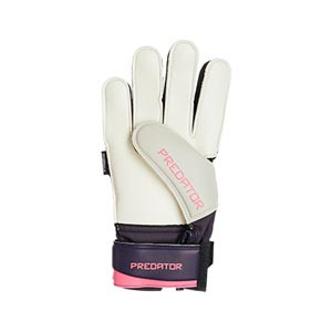 adidas Predator Match Fingersave J - Guantes de portero infantiles con protecciones adidas corte positivo - salmón