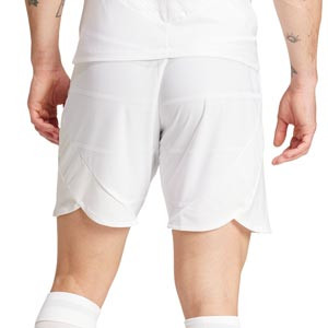Short adidas Real Madrid auténtico 2024 2025 - Pantalón corto auténtico de la primera equipación adidas del Real Madrid CF 2024 2025 - blanco