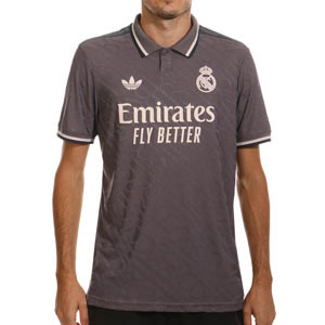 Camiseta adidas 3a Real Madrid Vinicius Jr authentic 24-25 - Camiseta de la tercera equipación adidas de Vinicius Jr del Real Madrid 2024 2025 versión jugador - gris