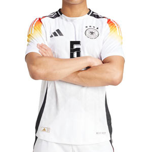 Camiseta adidas Alemania Kimmich auténtica 2024 - Camiseta auténtica de la primera equipación de Kimmich adidas de la selección alemana 2024 - blanca