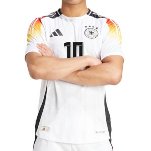 Camiseta adidas Alemania Musiala auténtica 2024 - Camiseta auténtica de la primera equipación de Musiala adidas de la selección alemana 2024 - blanca