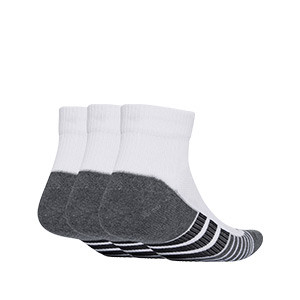 Pack calcetines tobilleros adidas acolchados 3 pares - Pack de 3 calcetines tobilleros adidas acolchados - blancos