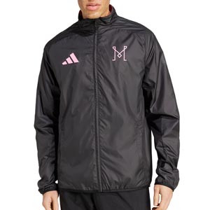Chaqueta adidas Inter Miami CF himno reversible - Chaqueta reversible adidas del Inter Miami - rosa, negra