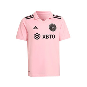 Camiseta adidas Inter Miami niño 2023 2024 Messi - Camiseta de la primera equipación infantil adidas del Inter Miami de Messi 2023 2024 - rosa