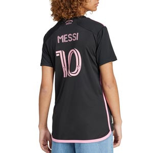 Camiseta adidas 2a Inter Miami mujer 2024 - Camiseta segunda equipación mujer adidas Inter Miami 2024 - negra