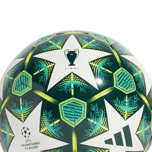 Balón adidas Champions League 24 25 Training talla 4 - Balón de fútbol adidas de la final de la Champions League Múnich 2024 2025 en talla 4 - blanco, verde