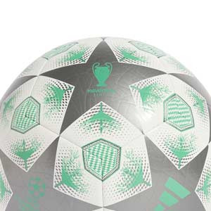 Balón adidas Champions League 24 25 Club talla 4 - Balón de fútbol adidas de la final de la Champions League Múnich 2024 2025 en talla 4 - blanco, negro