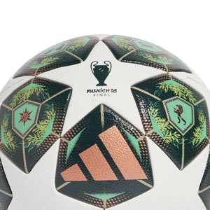 Balón adidas Champions League 24 25 Competition talla 5 - Balón de fútbol adidas de la final de la Champions League Múnich 2024 2025 en talla 5 - blanco, verde 