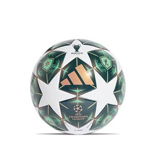 Balón adidas Champions League 24 25 League talla 5 - Balón de fútbol adidas de la final de la Champions League Múnich 2024 2025 en talla 5 - blanco, verde