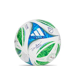 Balón adidas MLS 2025 Pro talla 5 - Balón de fútbol profesional adidas de la Major League Soccer 2025 talla 5 - blanco, verde