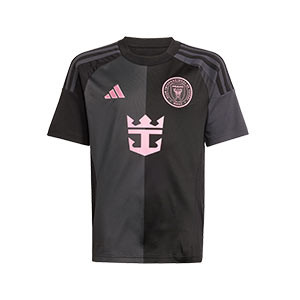 Camiseta adidas 2a Inter Miami niño Messi 2025 - Camiseta infantil de la segunda equipación adidas de Leo Messi del Inter de Miami 2025 - negra
