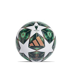 Balón adidas Champions League 24 25 League Box talla 4 - Balón de fútbol adidas de la final de la Champions League Múnich 2024 2025 en talla 4 en caja - blanco, verde
