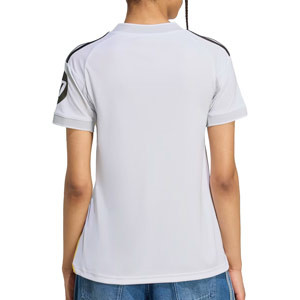 Camiseta adidas Real Madrid mujer 25 26 - Camiseta para mujer de la primera equipación adidas del Real Madrid 2025 2026 - blanca