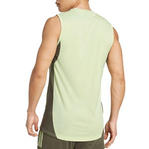 Camiseta sin mangas adidas Real Madrid entrenamiento - Camiseta sin mangas de entrenamiento adidas del Real Madrid - verde claro