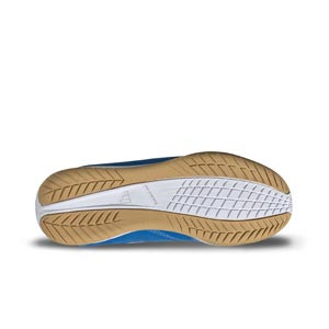 adidas Top Sala Competition 2 J - Zapatillas de fútbol sala infantiles de piel adidas suela lisa IN - blancas, azules
