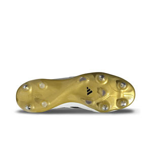 adidas Copa Pure 3 Elite SG - Botas de fútbol de piel natural adidas SG para césped natural blando - blancas