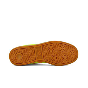 New Balance Audazo v5+ Control Jr IN - Zapatillas de fútbol sala infantiles New Balance suela lisa IN - amarillas flúor