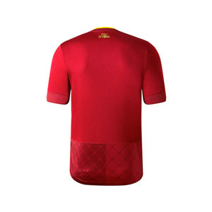 Camiseta New Balance AS Roma niño 2022 2023 - Camiseta primera equipación infantil New Balance del AS Roma 2022 2023 - granate
