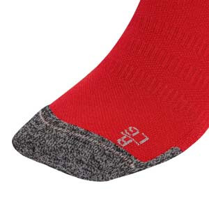 Calcetines adidas Football acolchados - Calcetines de entreno acolchados media caña adidas - rojos