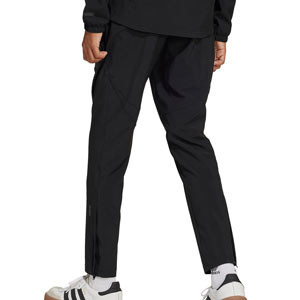 Pantalón adidas Madrid niño Vis Tech - Pantalón largo infantil adidas del Real Madrid - negro