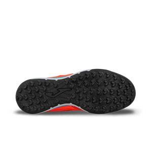 Joma Liga 5 TF - Zapatillas de fútbol multitaco Joma suela turf - naranjas