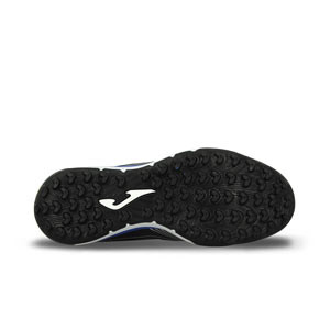 Joma Liga 5 TF - Zapatillas de fútbol sala Joma suela lisa IN - negras