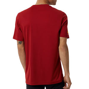 Camiseta New Balance AS Roma pre-match - Camiseta de calentamiento pre-partido New Balance del AS Roma - granate