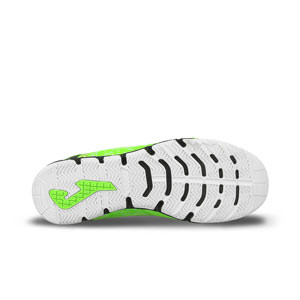 Joma Mundial IN - Zapatillas de fútbol sala de piel Joma suela lisa IN - verde flúor