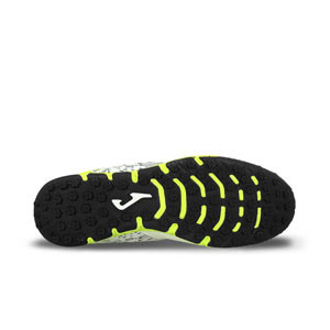 Joma Mundial TF - Zapatillas de fútbol multitaco de piel Joma Mundial suela turf - blancas