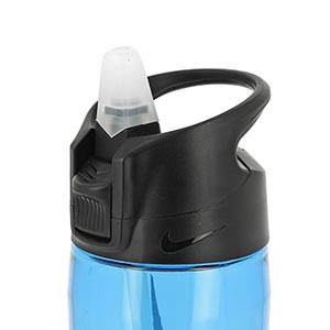 Botellín Nike Hypercharge Straw 700 ml - Botellín de agua para entrenamiento Nike de 700 ml - azul turquesa