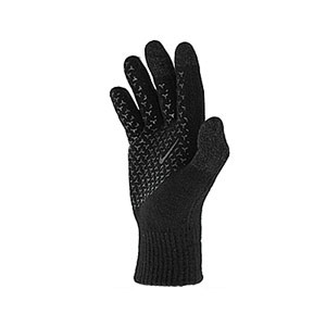 Guantes Nike Knit Tech and Grip TG 2.0 - Guantes térmicos de jugador para el invierno Nike - negros