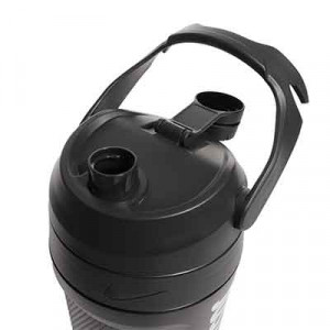 Botellín Nike Fuel Jug Chug 1,9 L - Botellín grande de agua para entrenamiento Nike de 1,9 L - negro
