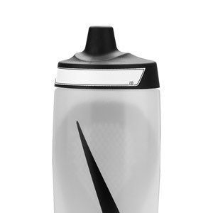 Botellín Nike Refuel Grip 532 ml - Botellín de agua para entrenamiento Nike de 532 ml - blanco