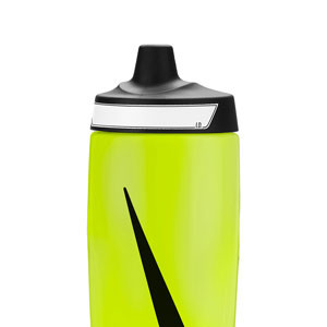 Botellín Nike Refuel Grip 700 ml - Botellín de agua para entrenamiento Nike de 700 ml - amarillo