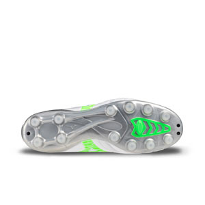 Mizuno Morelia Neo 4 Pro MD - Botas de fútbol de piel de canguro Mizuno FG para césped natural o artificial de última generación - blancas