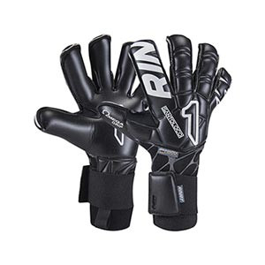 Rinat Santoloco Alpha - Guantes de portero Rinat corte Ergo Roll - negros