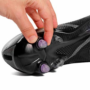 Taco goma TPU 9mm botas fútbol estándar Studiamonds púrpura - 1 ud de taco de goma trasero de repuesto para botas Nike, Puma, New Balance,... de 9 mm - púrpura translúcido