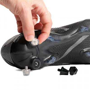 1x taco goma TPU 9mm botas estándar Studiamonds transparente - 1 ud de taco de goma trasero de repuesto para botas Nike, Puma, New Balance,... de 9 mm - transparente