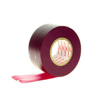 Tape Premier Sock 3,8cm x 20m - Cinta elástica sujeta espinilleras (3,8 cm x 20 m) - granate