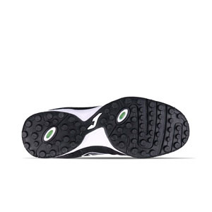 Joma Top Flex TF - Zapatillas de fútbol multitaco de piel Joma suela turf - negras