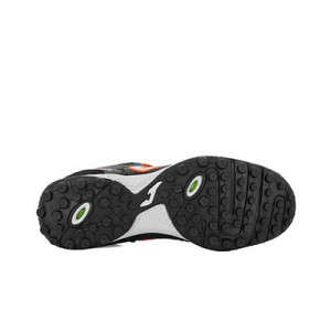 Joma Top Flex TF - Zapatillas de fútbol multitaco de piel JomaTop Flex TF - negras, naranjas