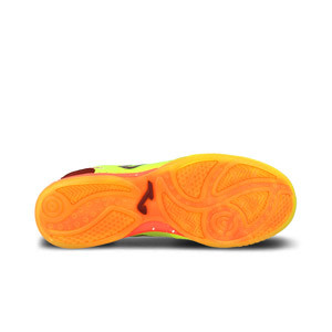 Joma Top Flex IN - Zapatillas de fútbol sala de piel Joma suela lisa IN - amarillas