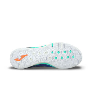 Joma Top Flex Rebound IN - Zapatillas de fútbol sala de piel Joma suela lisa IN - azules