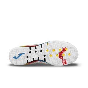 Joma Top Flex Rebound IN - Zapatillas de fútbol sala de piel Joma suela lisa IN - blancas