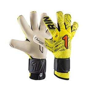 Rinat Xtreme Guard Dominius Alpha - Guantes de portero Rinat corte Negative Roll - amarillos